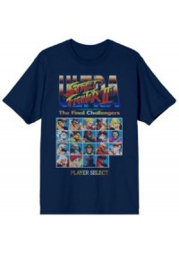 T-Shirt Ultra Street Fighter II Par Bioworld  - Character Select